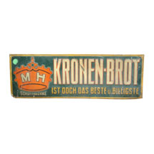 Email Schild Kronen Brot